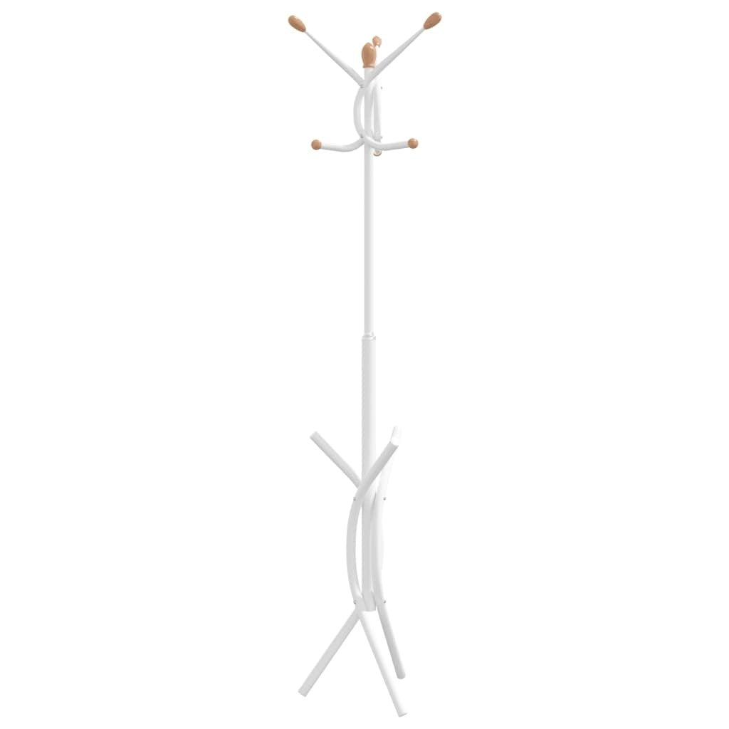 Coat Stand White 176 cm Powder-coated Iron