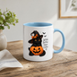 Halloween Mug "Witch Better Have Coffee Black Cat" Witch Better Have Coffee Black Cat 325ml Ceramic Coffee Mug – Cute Halloween Autumn Tea Cup With Witch Hat Jack O Lantern Graphic Gift | Available in Multicolours | Fast Dispatch by UK Seller (M3225)