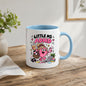 Cute Mug "Little Ms ADHD" Funny Neurodivergent Cartoon Coffee Cup 350ml, Pink Ceramic Novelty Mug, Relatable Busy Mind Multitasking Humour Gift for Her Mum Sister Girlfriend Best Friend, Birthday Christmas Secret Santa | Fast Dispatch by UK Seller (M1112)