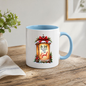Religious Christmas Mug "Be Still And Know That I Am God" Lantern Be Still And Know That I Am God 325ml Ceramic Coffee Mug – Christian Lantern Scripture Mug with Psalm 46:10, Bow & Pinecones | Religious Holiday Gift | Fast Dispatch by UK Seller (M3354)