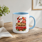 Christmas Mug "Merry Christmas" Cool Santa with Sunglasses & Gifts Merry Christmas 325ml Ceramic Coffee Mug – Cool Santa in Sunglasses Giving Thumbs Up with Gift Boxes & Candy Cane | Festive Holiday Gift | Fast Dispatch by UK Seller (M3362)