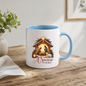 Christmas Mug "A Saviour Is Born Nativity Scene" 325ml Ceramic Coffee Mug – Christian Christmas Nativity Scene Mug with Bethlehem Star Baby Jesus Lamb Religious Holiday Gift | Available in Multicolours | Fast Dispatch by UK Seller (M3300)
