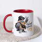 Good Vibes Mug "Good Vibes Only Cool Pigeon" 325ml Ceramic Mug – Cool Pigeon in Bucket Hat, Gold Chain, Crossbody Bag High Top Sneakers Funny Streetwear Bird Mug Gift For Friends Coworkers | Available in Multicolours | Fast Dispatch by UK Seller (M3237)