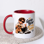 Dog Mug "Good Boy Better Human" 325ml Ceramic Coffee Tea Cup – Golden Retriever Puppy Graphic, Sunglasses & Slogan Novelty Gift for Dog Lovers, Teens, Birthday – Fast Dispatch by UK Seller (M3500)