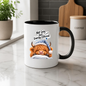 Funny Mug Sleeping Highland Cow "Not Lazy Just Energy Efficient" Ceramic Coffee Mug - Relatable Sarcastic Farm Animal Nightcap Tea Cup Gift | Available in Multicolours | Fast Dispatch by UK Seller (M1223)
