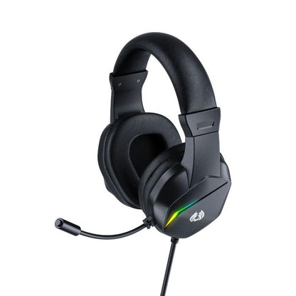 Hybrid Wired RGB Gaming Headset with 40mm Drivers & HD Mic | Multiplatform Over-Ear Headphones for PC, PS4/PS5, Xbox, Switch