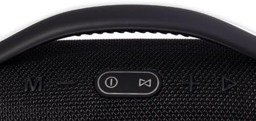 Portable Wireless Bluetooth Speaker with RGB LED Light Ring & Handle | Outdoor Splashproof Heavy Bass Boombox