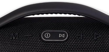 Portable Wireless Bluetooth Speaker with RGB LED Light Ring & Handle | Outdoor Splashproof Heavy Bass Boombox