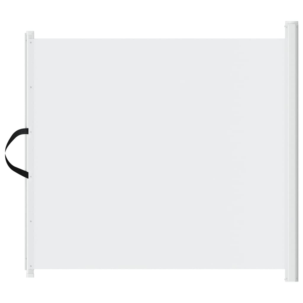 Retractable Pet Gate White 82.5x125 cm
