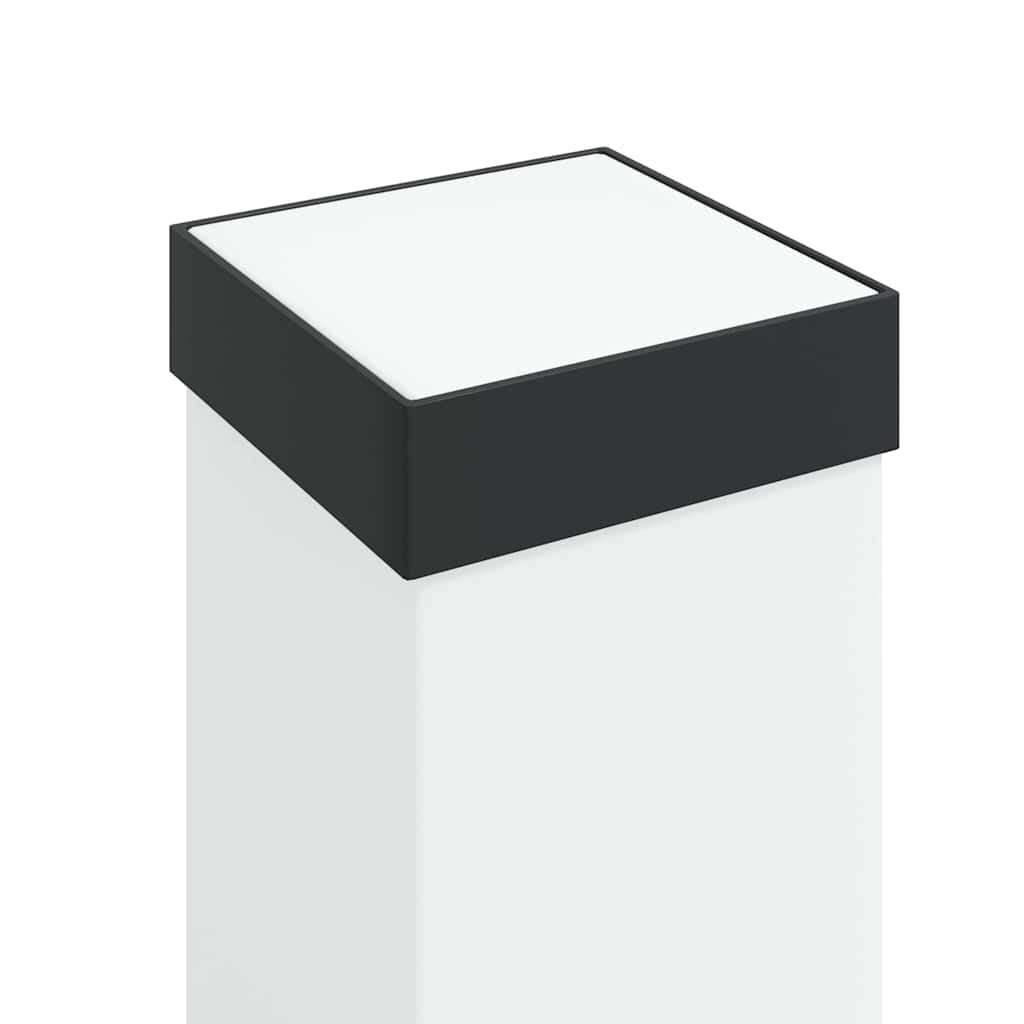 Bollard Light with Sensor&Outlet 50 cm Black IP44