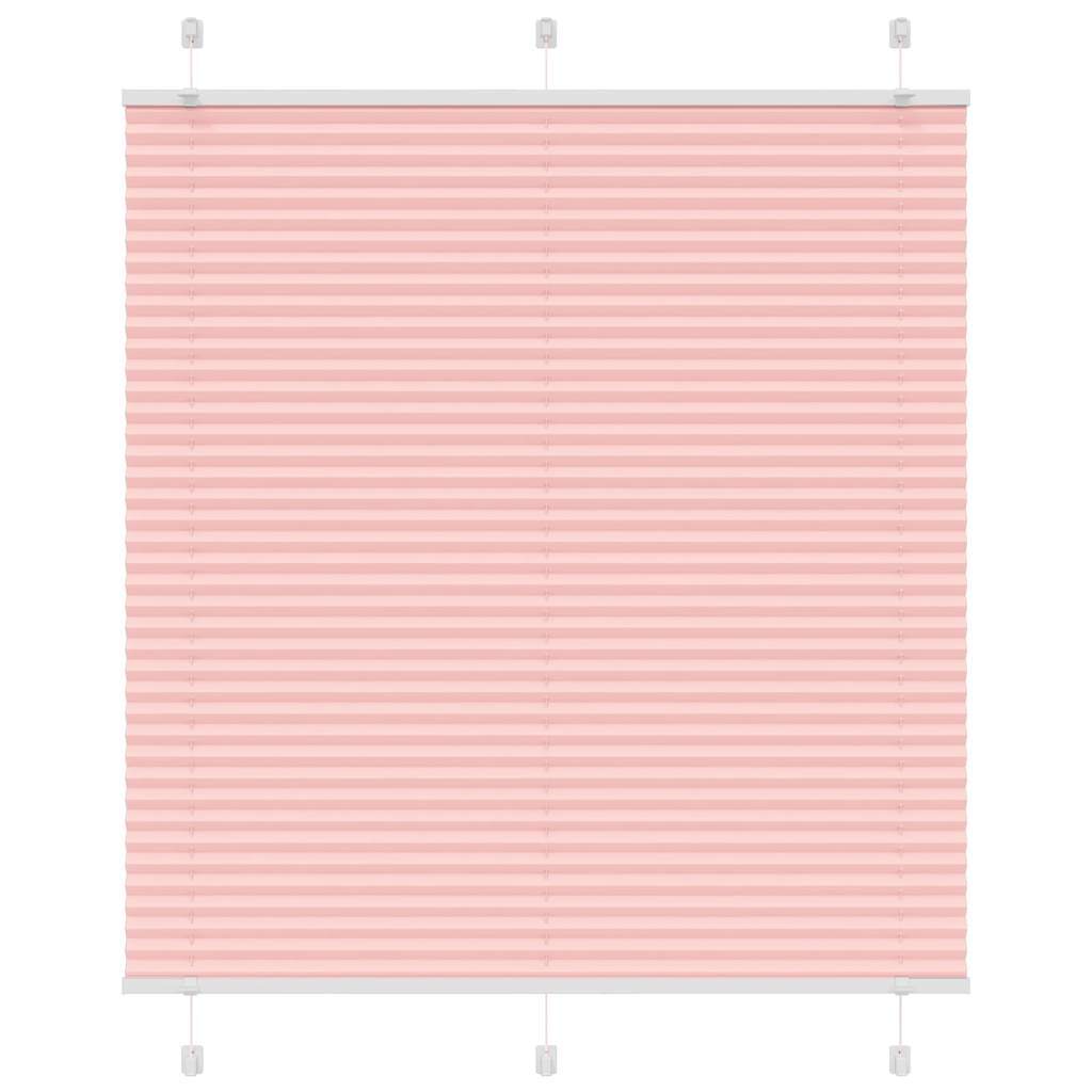 Pleated Blind Pink 115x100 cm Fabric Width 114.4 cm Polyester