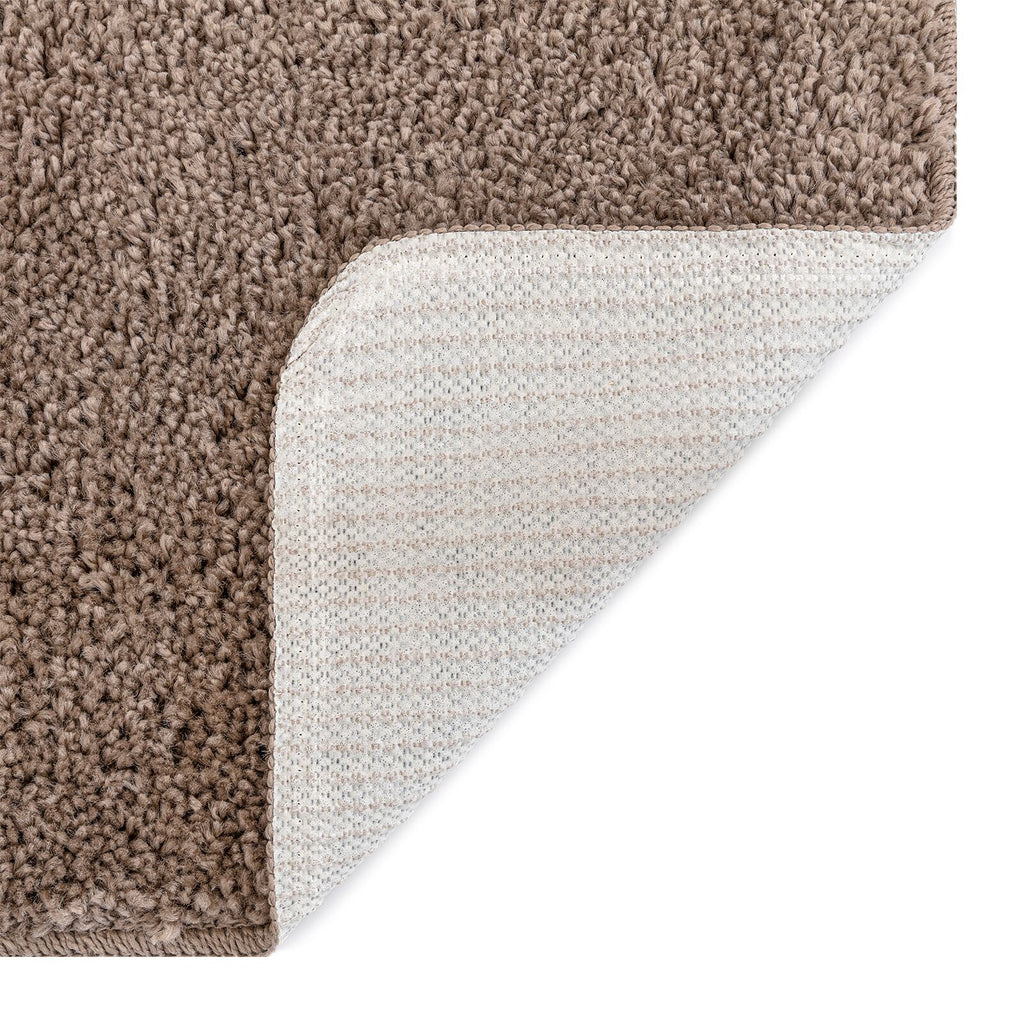 Anti-slip Bath Mat Brown 50 x 80 cm PP