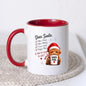 Festive Mug "Dear Santa Is That Too Much to Ask" Highland Cow 325ml Ceramic Coffee Mug Funny Christmas Holiday Tea Cup with Santa Fuel Mug & Wishlist Gift | Available in Multicolours | Fast Dispatch by UK Seller (M1292)
