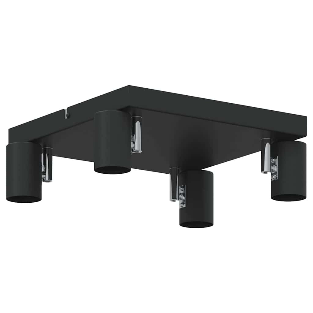 Ceiling Spotlight Black 26.5 x 26 x 11.5 cm Metal