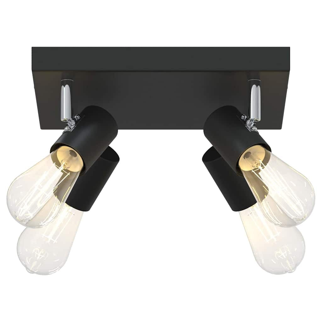 Ceiling Spotlight Black 26.5 x 26 x 11.5 cm Metal