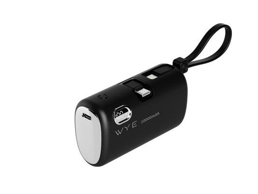 USB-C Plug Power Bank 10K with 8-Pin Cable