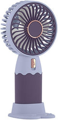 Handheld Fan Cartoon Design Portable for MINI Phone Holder Whisper Quiet Home Office Travel
