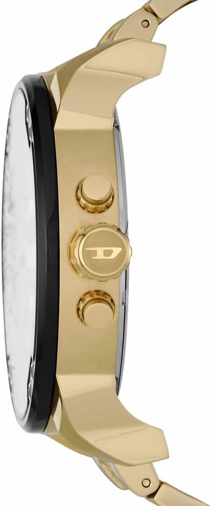 Diesel Mr. Daddy Watch for Men, Quartz Multifunctional Movement with Stainless Steel Strap