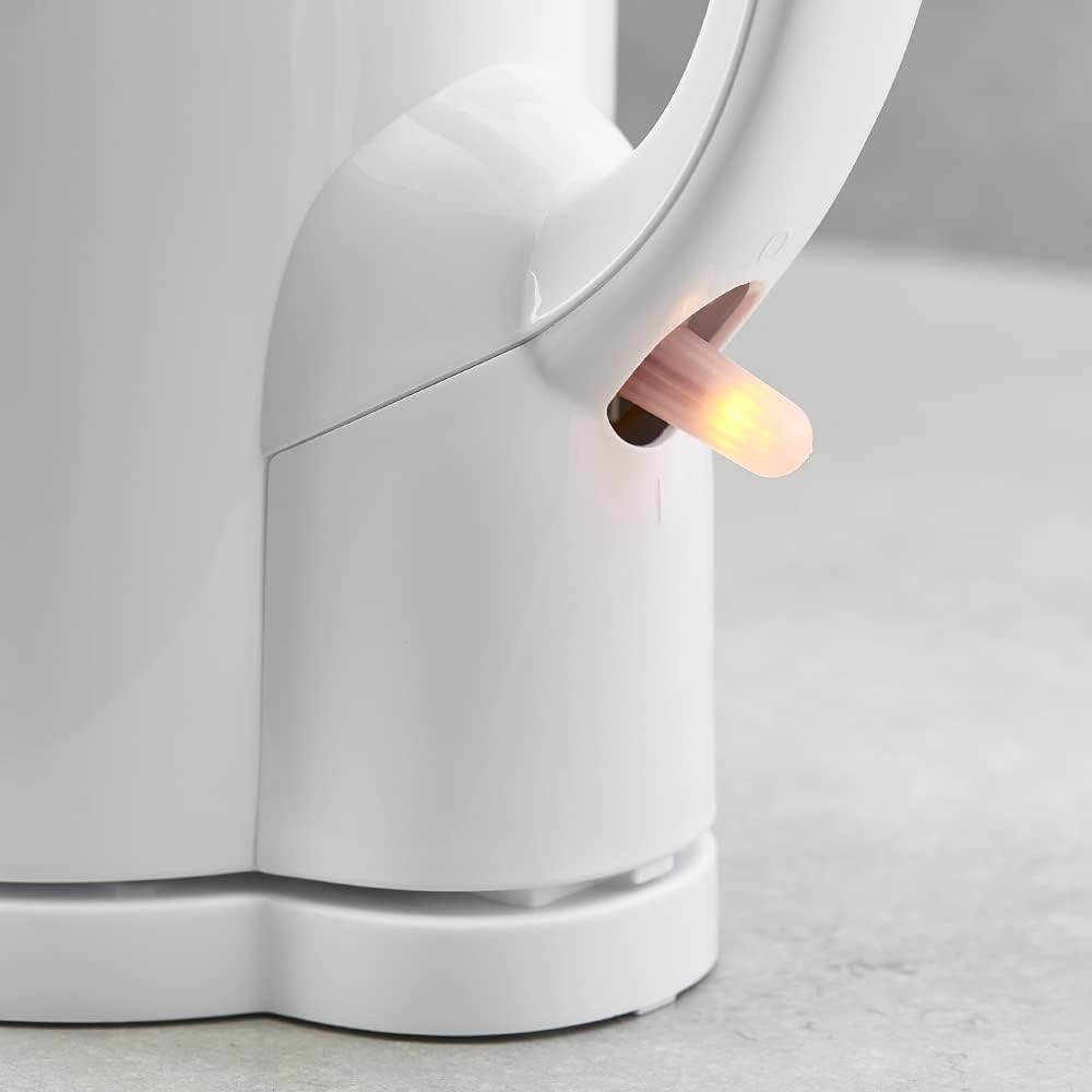 Tested Tower Presto 1.7L Electric Kettle, Removable Limescale Filter, Boil Dry Protection, 2200W, White