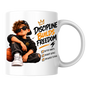 Motivational Mug "Discipline Builds Freedom" 325ml Ceramic Coffee Tea Cup – Cool Boy Graphic, Basketball, Habits & Goals Slogan Novelty Gift for Teens, Men, Birthday – Fast Dispatch by UK Seller (M3501)
