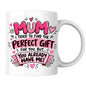 Funny Mug "Mum I Tried To Find The Perfect Gift For You But You Already Have Me" Pink Ceramic Coffee Cup 350ml, Cheeky Mothers Day Gift from Daughter Son, Birthday Christmas Secret Santa Stocking Filler, Mum Humour | Fast Dispatch by UK Seller (M1070)