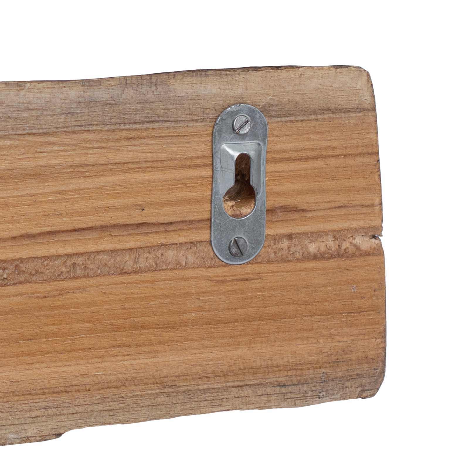 Hanger Brown 50 x 8 x 12 cm Solid Reclaim Wood