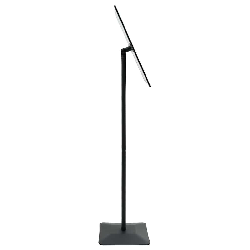 Pedestal Poster Stand Silver A3 PVC and Cast Iron