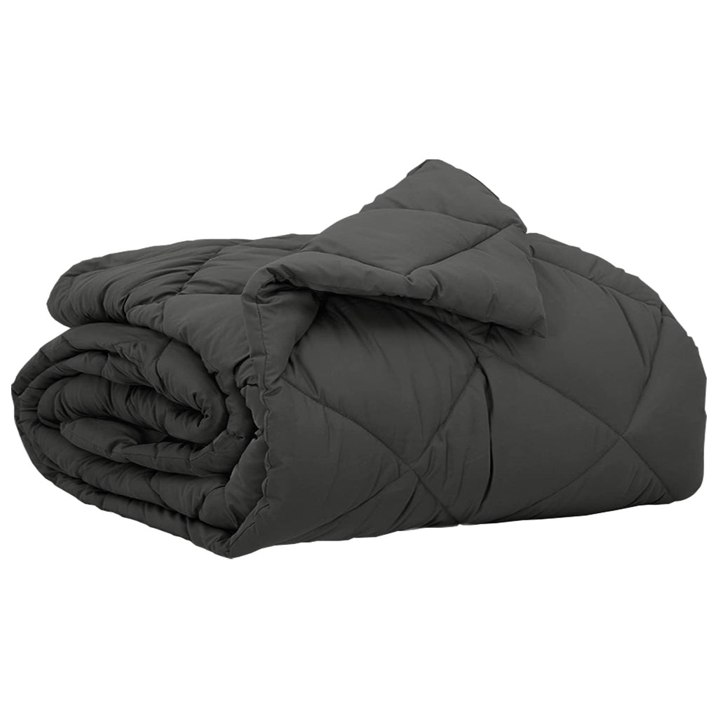 Summer Duvet Anthracite 220 x 155 cm Microfiber