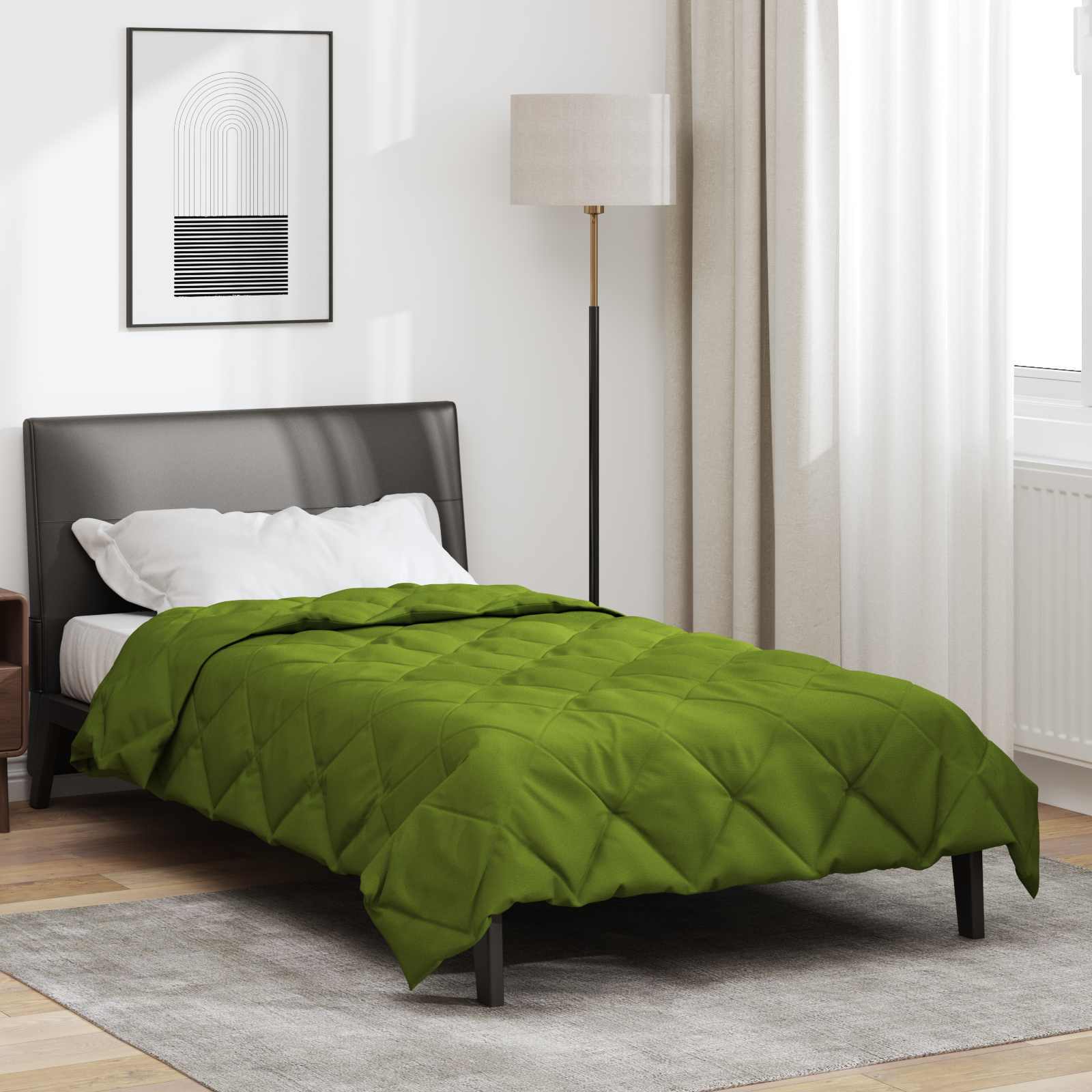 Summer Duvet Green 220 x 140 cm Microfiber