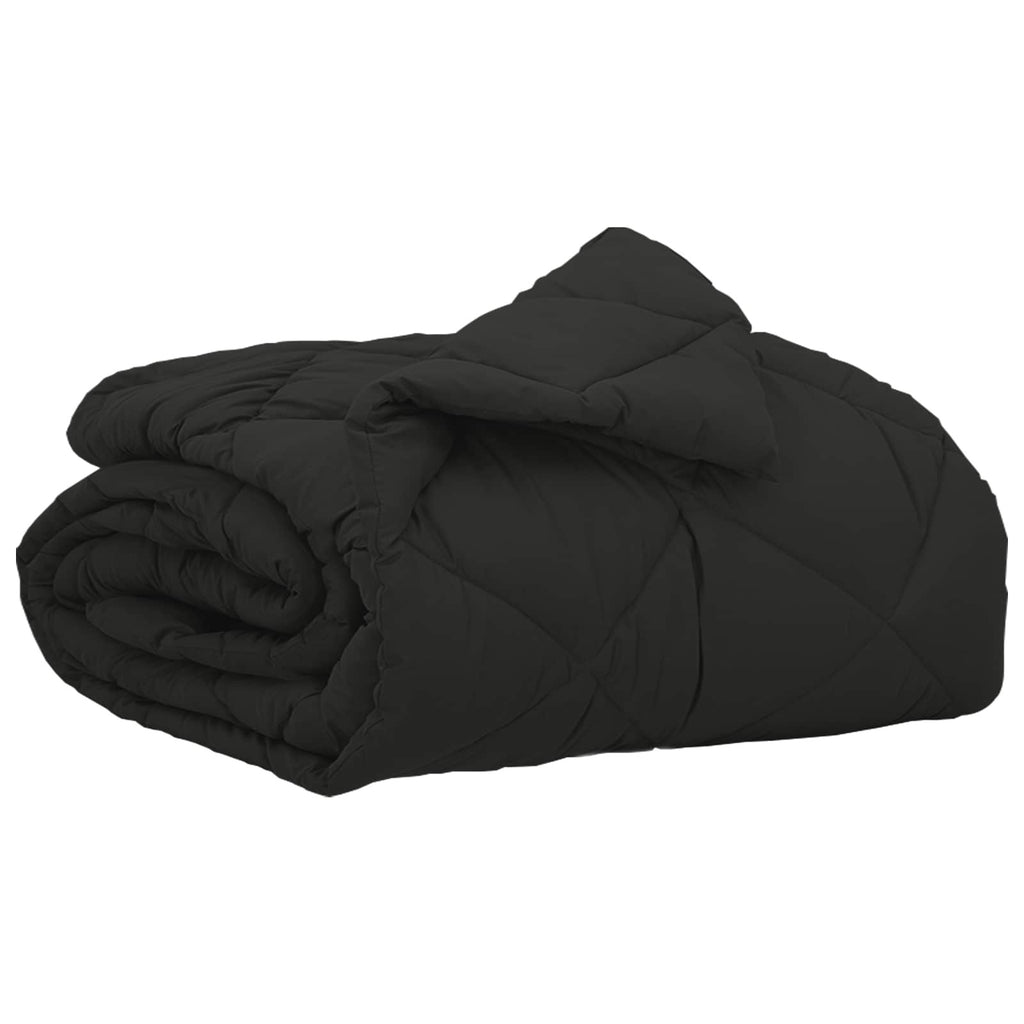 Summer Duvet Black 200 x 140 cm Microfiber