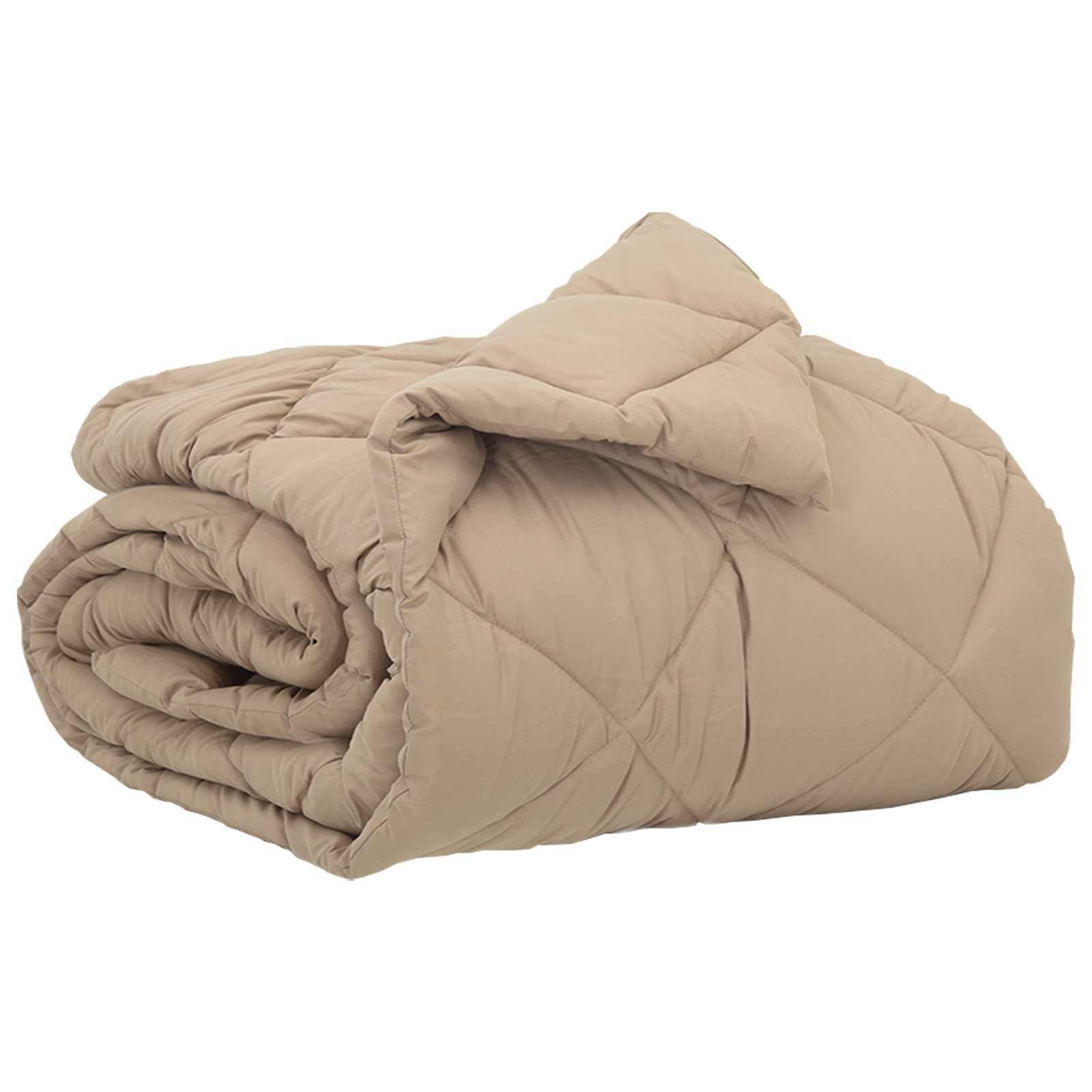 Full Year Duvet Taupe 200 x 140 cm Microfiber