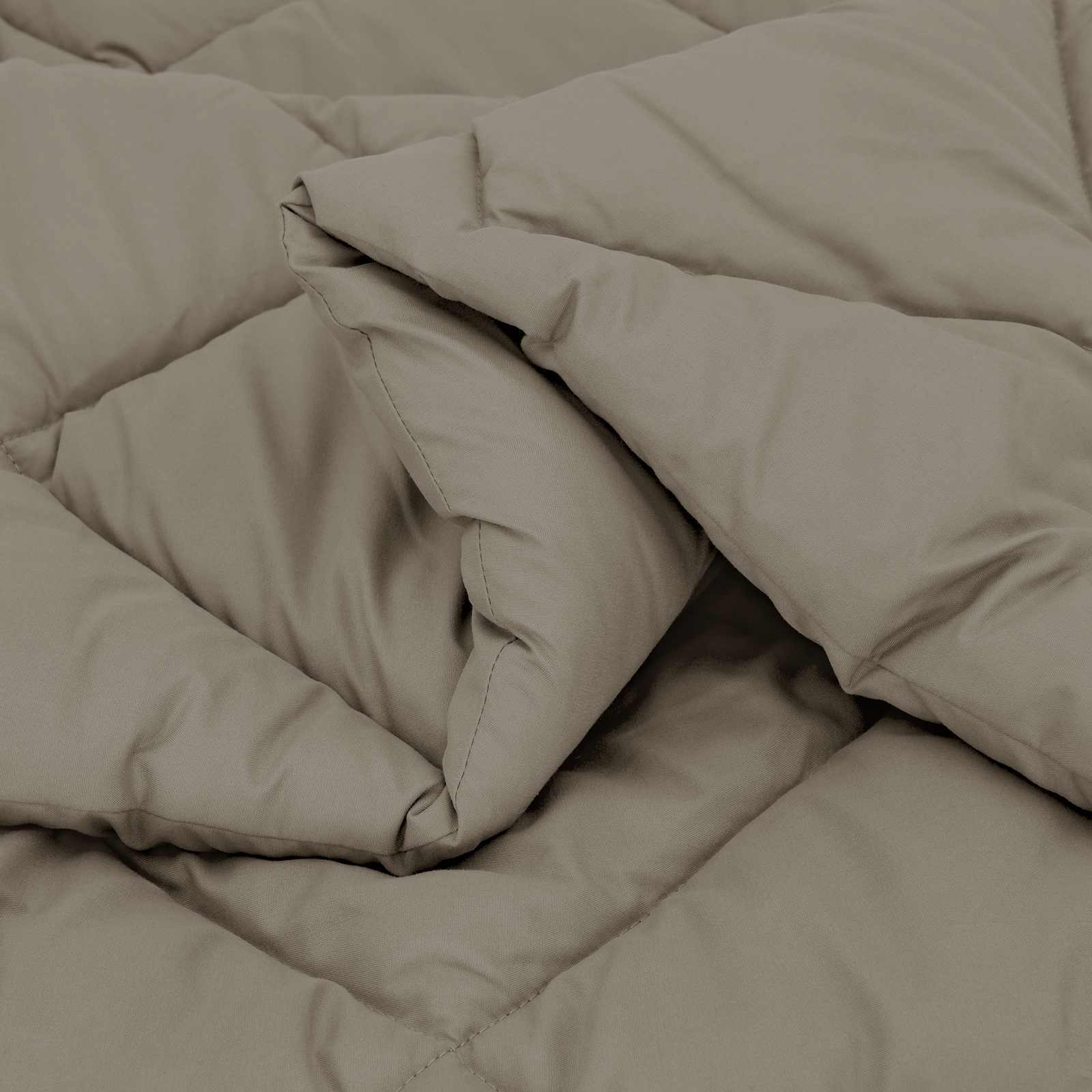 Full Year Duvet Light Grey 220 x 200 cm Microfiber