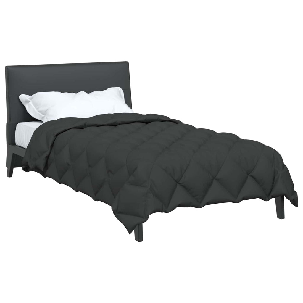 Winter Duvet Anthracite 200 x 135 cm Microfiber