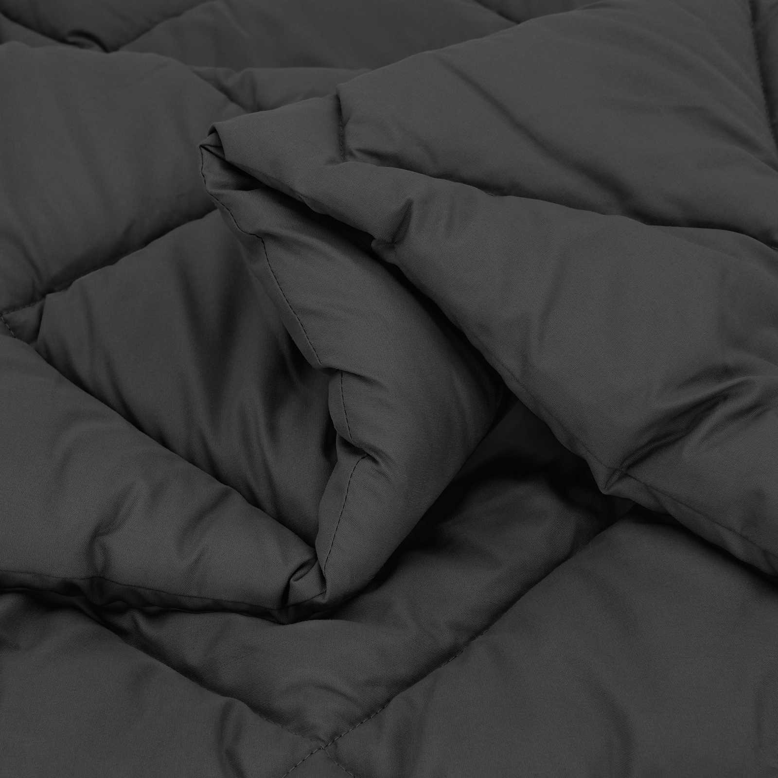 Winter Duvet Anthracite 200 x 135 cm Microfiber