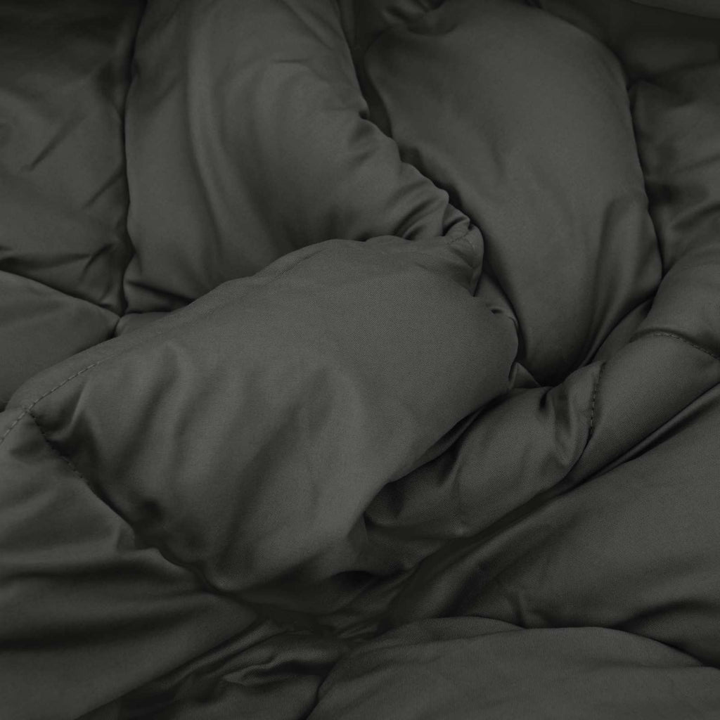 Winter Duvet Anthracite 200 x 135 cm Microfiber