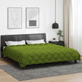 Winter Duvet Green 220 x 200 cm Microfiber
