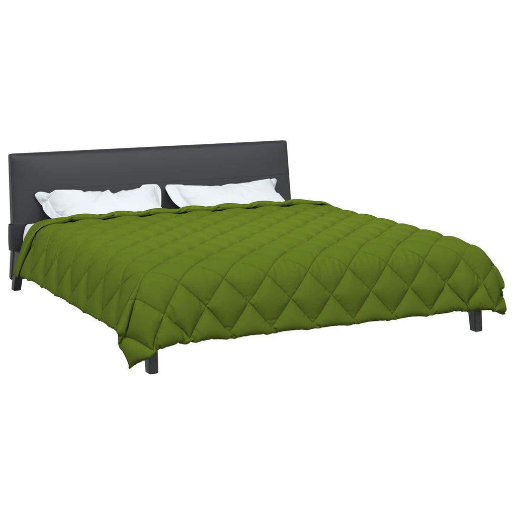 Winter Duvet Green 220 x 200 cm Microfiber