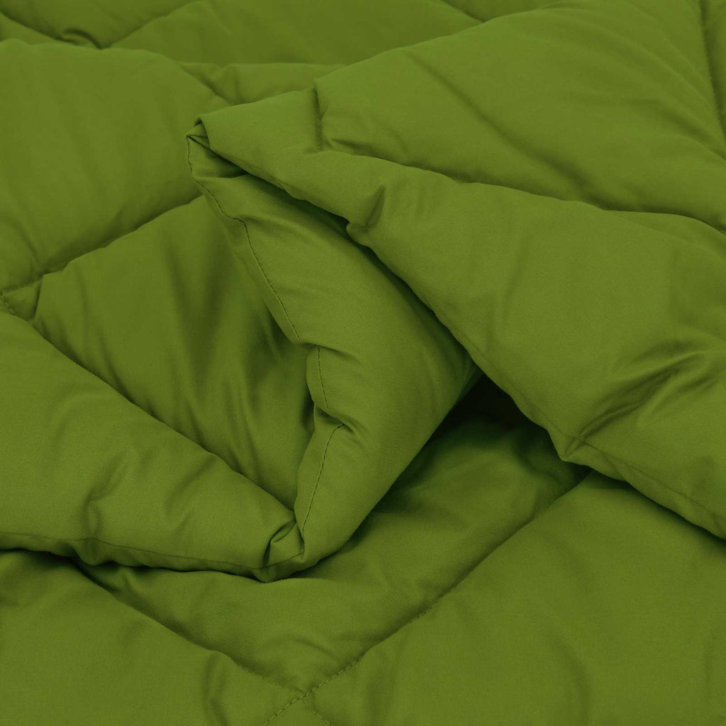 Winter Duvet Green 220 x 200 cm Microfiber