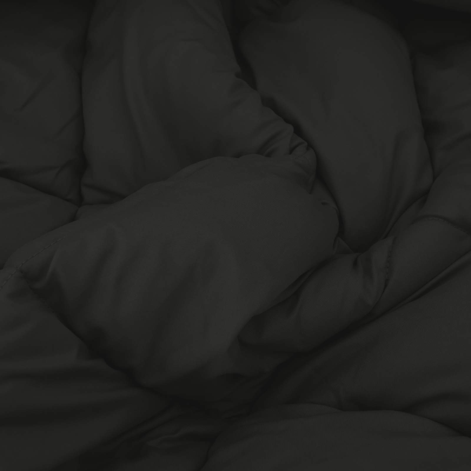 Winter Duvet Black and Anthracite 220 x 155 cm Microfiber