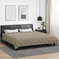 Winter Duvet Light Grey 240 x 200 cm Microfiber