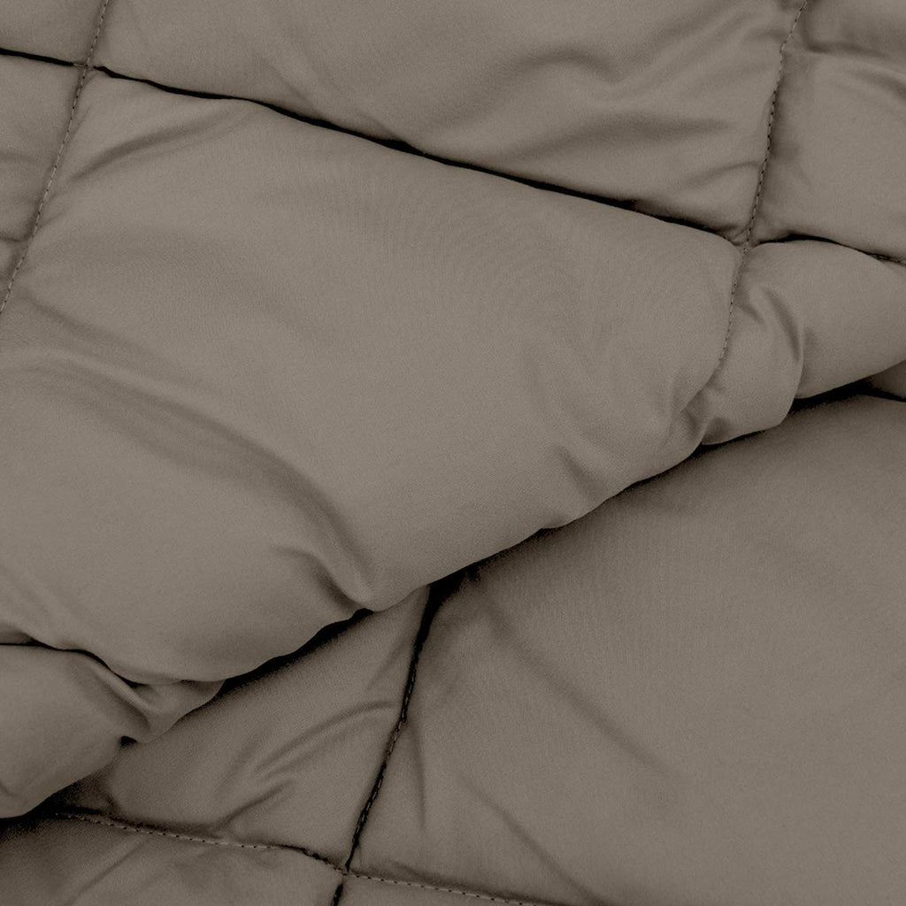 Winter Duvet Light Grey 240 x 200 cm Microfiber
