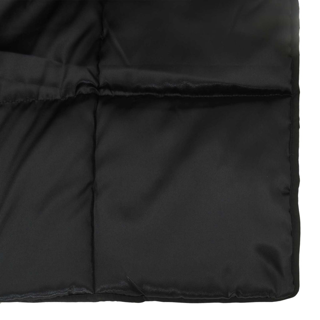 Summer Duvet Black 220 x 135 cm Satin and Microfiber