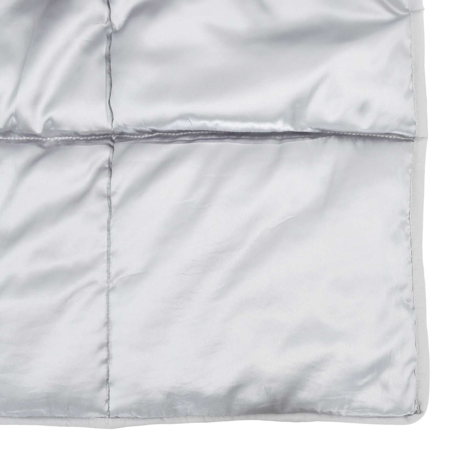 Full Year Duvet Silver 220 x 200 cm Satin and Microfiber
