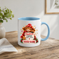 Personalised Christmas Mug "Christmas Calories Don't Count" 325ml Ceramic Coffee Tea Cup – Santa Hat Highland Cow, Gingerbread Man, Custom Name & Funny Holiday Slogan Novelty Gift for Bestie, Women, Holiday – Fast Dispatch by UK Seller (M3519)