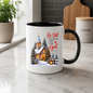 Religious Christmas Mug "Be Still And Know That I Am God" Church Be Still And Know That I Am God 325ml Ceramic Coffee Mug – Church Scripture Mug with Psalm 46:10, Decorated Trees & Lantern | Religious Holiday Gift | Fast Dispatch by UK Seller (M3355)