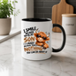 Cool Highland Cow Mug "I Smile Because You're My Son" I Laugh Because There's Nothing You Can Do About It 325ml Ceramic Coffee Mug – Cool Highland Cow in Sunglasses | Funny Father's Day & Birthday Gift for Son | Fast Dispatch by UK Seller (M3459)