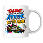 Football Mug "TALENT GETS YOU NOTICED ATTITUDE KEEPS YOU IN THE GAME" Football Boot 325ml Ceramic Coffee Mug | Available in Multicolours | Fast Dispatch by UK Seller (M3096)