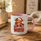 Christmas Mug "Hot Chocolate Weather" Hot Chocolate Weather 325ml Ceramic Coffee Mug – Cute Highland Cow Santa Mug with Gingerbread & Marshmallows | Festive Holiday Christmas Gift | Fast Dispatch by UK Seller (M3335)