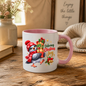 Christmas Mug "Delivering Christmas Joy Cute Bird" 325ml Ceramic Coffee Mug – Adorable Christmas Bird in Red Snowflake Beanie Scarf Carrying Stack Of Festive Gift Boxes Holiday Gift | Available in Multicolours | Fast Dispatch by UK Seller (M3269)