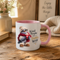 Inspirational Mug "Kind People Make a Brighter World Cozy Bird" 325ml Ceramic Coffee Mug – Cute Cozy Bird In Beanie Glasses Scarf Boots Hot Cocoa Gift For Friends Family | Available in Multicolours | Fast Dispatch by UK Seller (M3238)